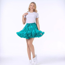 锦纶标准款蓬蓬裙短款网纱裙云朵撑tutu裙成年人洛丽塔撑大裙摆