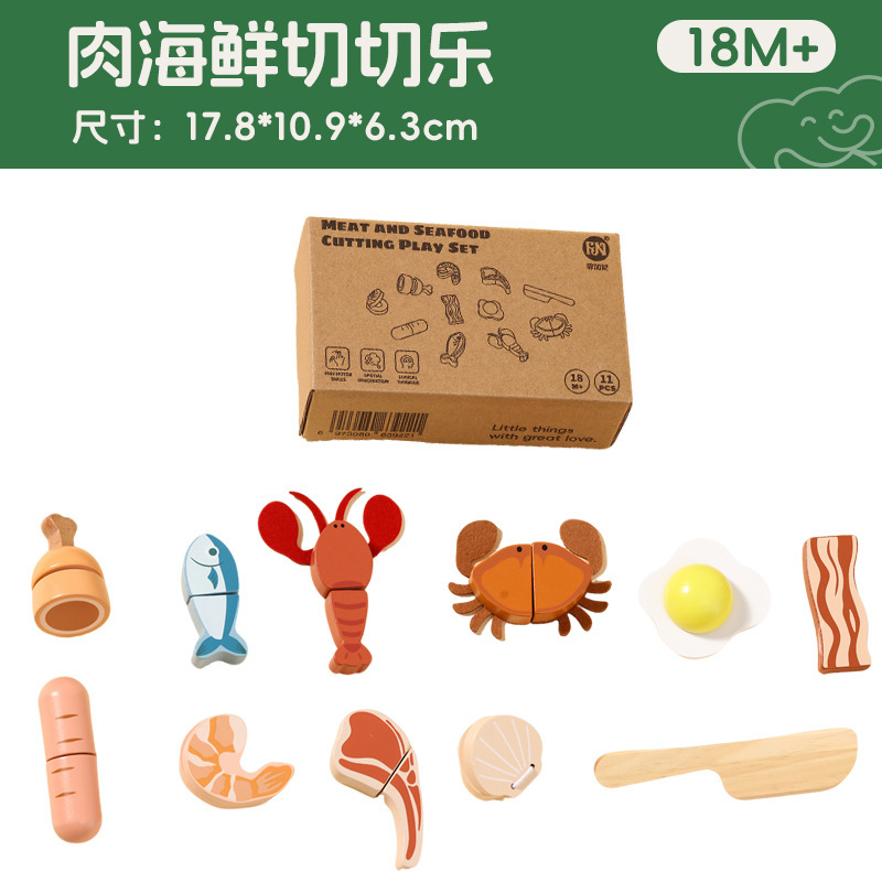 Cortes de carne y mariscos con un toque divertido.