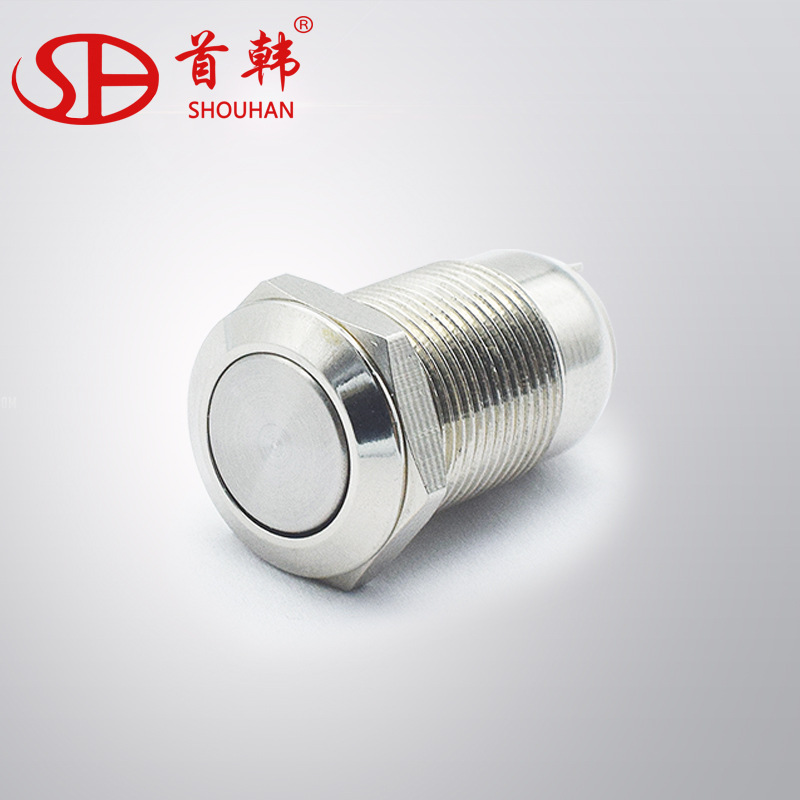 12mm Metal waterproof Button start-up switch Shilly Balance car No lock computer source switch goods in stock