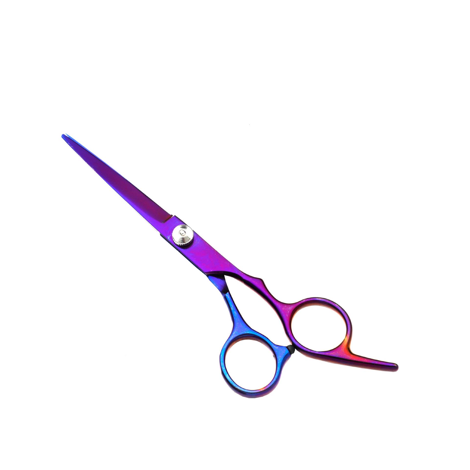 Tijeras de peluquería de acero inoxidable, juego de tijeras de peluquería de oro negro de 6 pulgadas, tijeras planas, tijeras de adelgazamiento, tijeras de corte