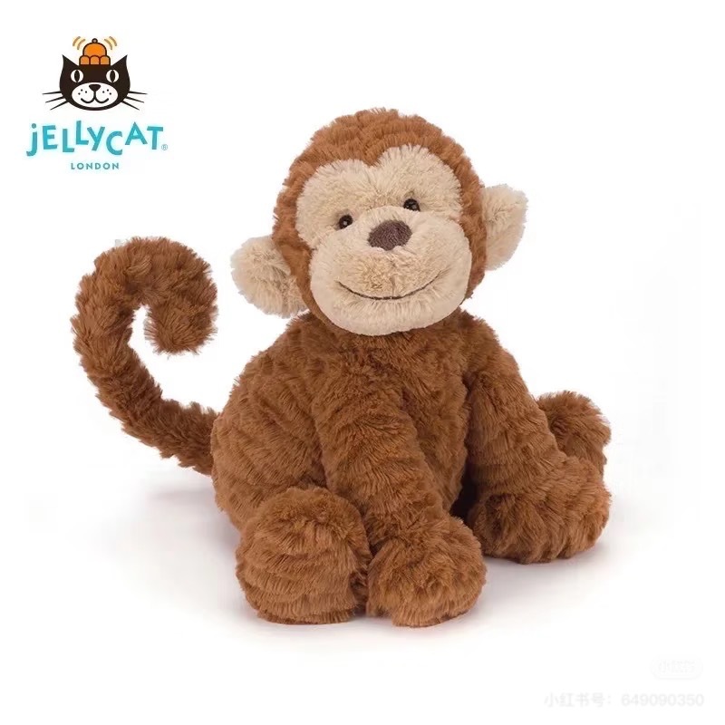 Wavy hair monkey 23cm