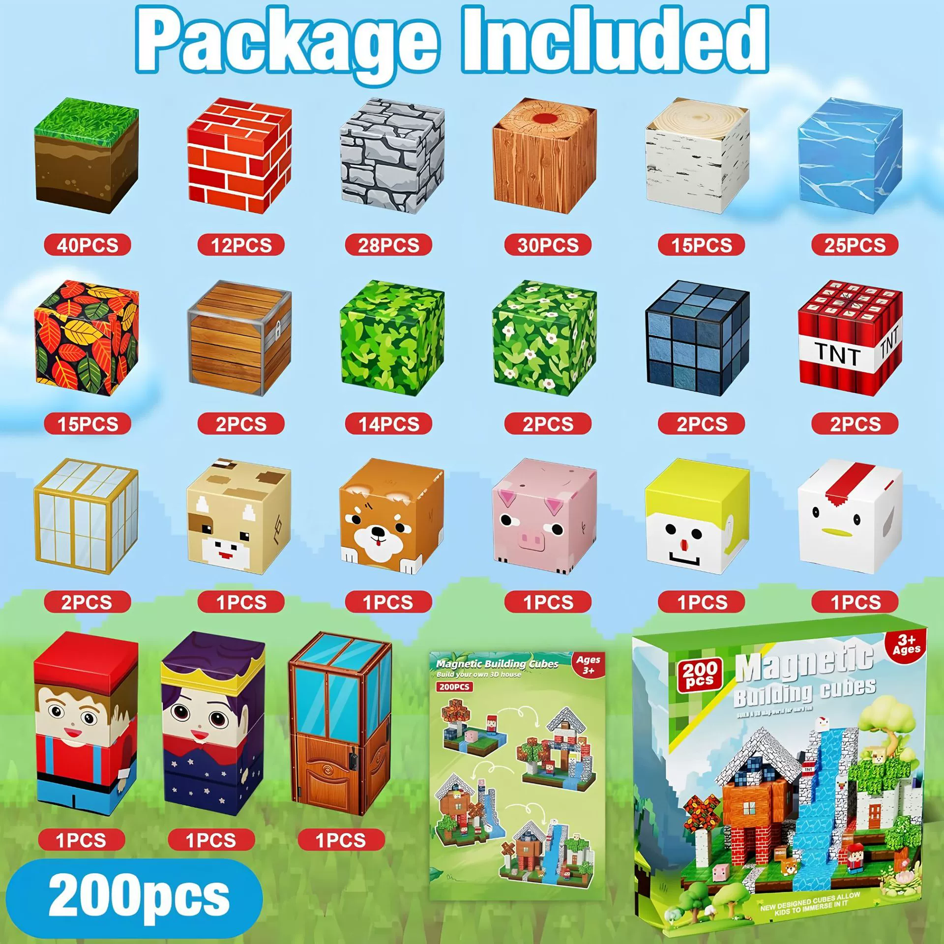 Магнитный конструктор, игрушка, оптовая продажа