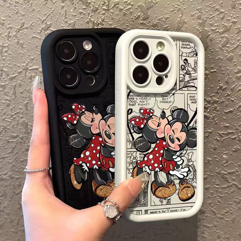 Mickey Suitable for Apple 17 Pro Max High-End Phone Case, Japanese and Korean Ins Style, iPhone 16/15/14, European and American Style 13 Mickey Suitable for Apple 17 Pro Max High-End Phone Case, Japanese and Korean Ins Style, iPhone 16/15/14, European and American Style 13