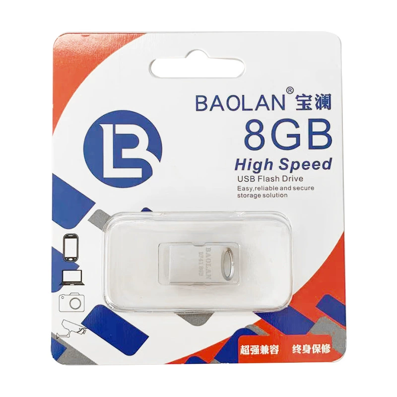 [U-подлинный wholesale Баолан DF41 флеш-память 4g8g16g USB2.0 металлическая мини автомобильная флешка]