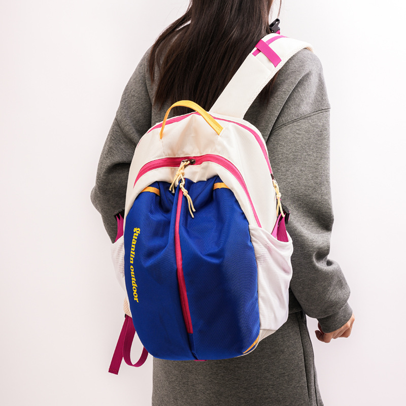 New Large-Capacity Dopamine Backpack for Women, Outdoor Sports Mountaineering Travel Backpack, Colorful Casual Student School Bag