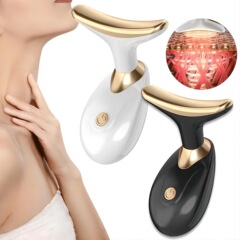 クロスボーダー美容器顔面導入器家庭用薄め首紋マッサージ器携帯美容器電動引き締め