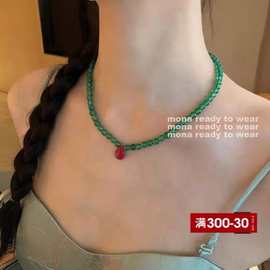 MONA 【5.31日早10点上新 抢先购】天然石串珠 项链项链配饰女666