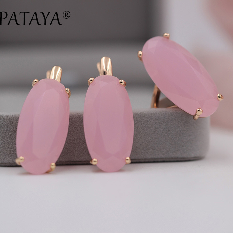 Rings Classification Wholesale Jewelry Elegant Geometric Copper Zircon Plating Rings