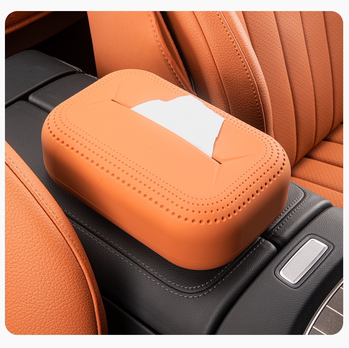 Suitable for Mercedes-Benz's New C-Class E-Class Glc300L/C260L/E300 Car Tissue Box and Car Supplies Cross-Border