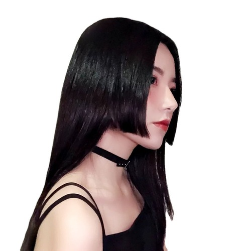 Princess cut bangs wig female natural forehead new Chinese style ancient style head fake bangs sideburns wig hair piece
