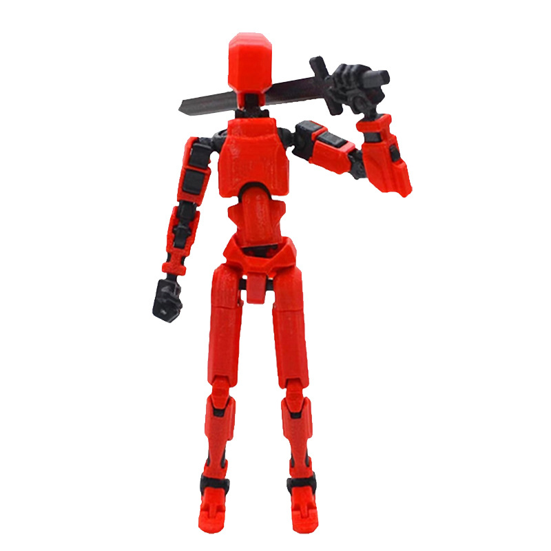 Lucky Doll 13 articulaciones móviles impresión 3D juguetes 3er generación muñeca maniquí DIY todo el cuerpo descomprimir artefacto