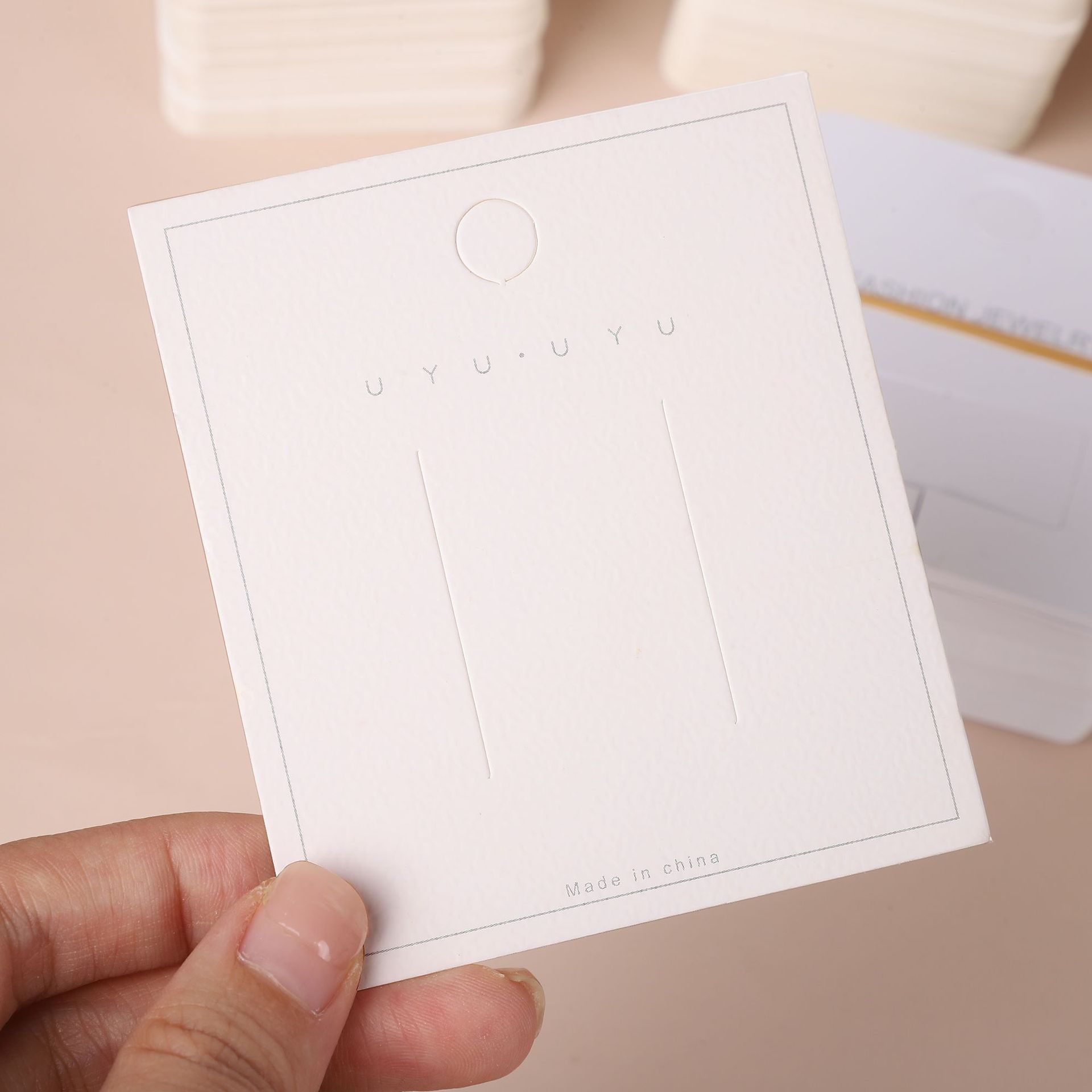 Clipe de tiburón minimalista embalaje de tarjeta coreana ins clip de cabello cuerdas de viento tarjetas en blanco para niños agarrar clip de papel al por mayor