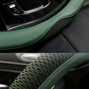 2024 New Breathable Ice Silk Car Steering Wheel Cover, Direct Sales from the Manufacturer, Dropshipping, Cross-Border Hot-Selling Product