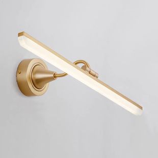 Cross-border supply all-copper mirror headlights bathroom led mirror cabinet lights bathroom toilet lights makeup lights dressing table lights north