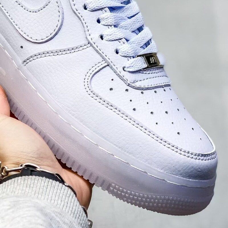 Air Force Nocta Joint Purple and Silver Air Force One Low-Top Versatile Casual Sports Sneakers
