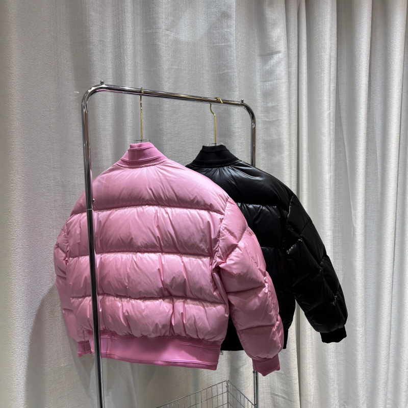 M25秋冬新款百搭休闲立领拉链棒球羽绒服保暖外套|undefined