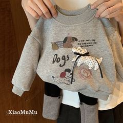 女の子のベルベットの子供の秋冬服の一体パイルは保温上着の赤ちゃんの頭の服を厚くする0099A091
