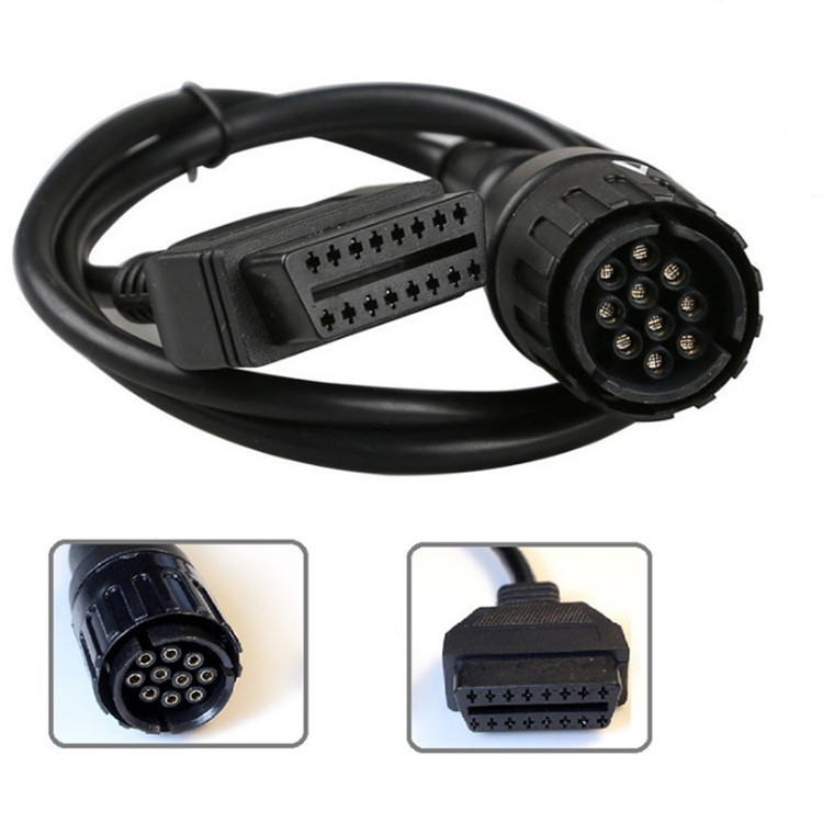 OBD2 II For BMW ICOM D for Motorcycles 摩托车10Pin To 16Pin