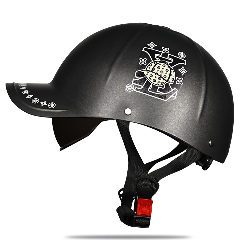 Monopolio transfronterizo nuevo estilo casco de gorra coche eléctrico mujer casco de béisbol masculino universal día de verano protector solar sombrero transpirable