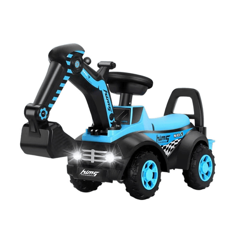 Excavadora eléctrica para niños, excavadora de juguete para niños, se puede montar en un vehículo de ingeniería de carga de máquina de gancho de gran tamaño