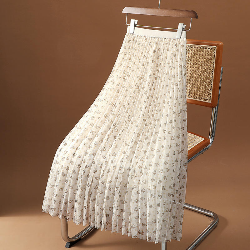 Summer pleated skirt