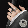 Retro one size fashionable brand ring hip-hop style, on index finger