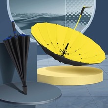 16骨防水套高尔夫雨伞长柄加大加厚加固双人自动大号抗风男商务伞