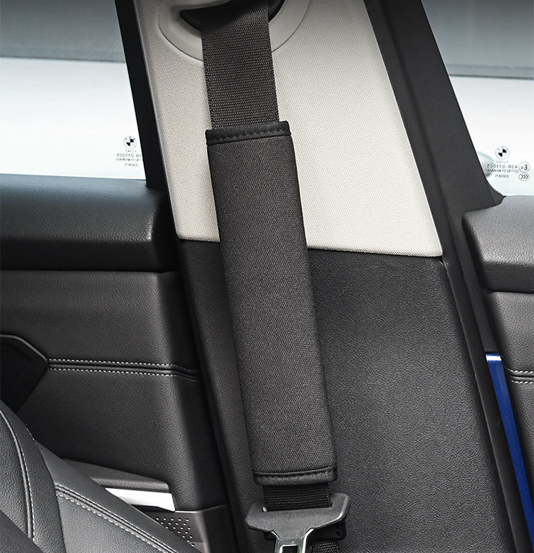 Car seat belt shoulder pad with ice silk car lengthened large truck safety belt long-distance car interior decoration wholesale