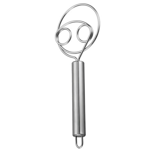 Stainless steel double-eye coil dough mixer, manual cream whipper, household egg beater, handheld mixer