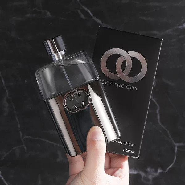 Small town Yixiang cross-border Black sin love Cologne fresh wood sandalwood Guilty Black eau de toilette 75ml