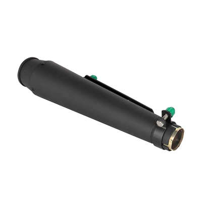 Modified Universal Exhaust Pipe Motorcycle Direct Flow Sound Pipe Tail Section Accessories Suitable for Cruiser Harley (Motorcycle exhaust pipe) - d-type-exhaust-pipe-black
