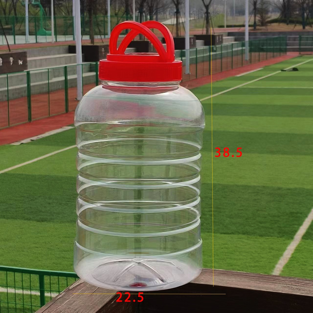 Tanque de sellado transparente grueso de plástico de grado alimenticio gran maceta de pepinos de gran capacidad granos encurtidos snack tanque de almacenamiento
