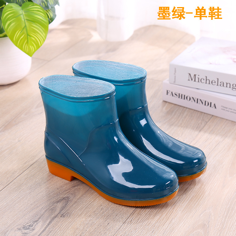 다크 그린-싱글 신발