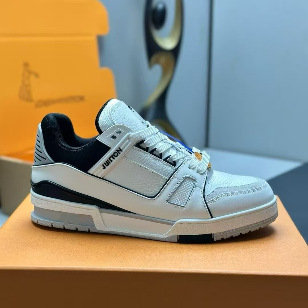 Guangzhou versión superior original puro paquete completo entrenador de asno zapatillas deportivas casuales de cuero para parejas hombres y mujeres skate