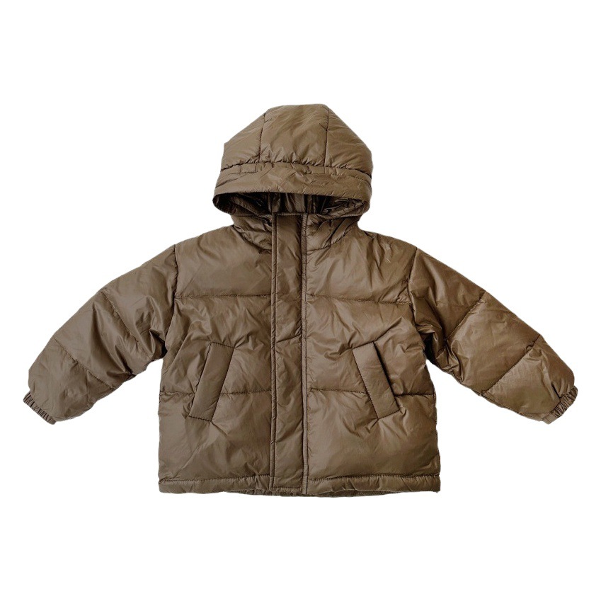 Nueva Chaqueta de Plumón para Niños, Otoño e Invierno, Plumón de Pato Blanco, Ropa Infantil, Chaqueta Corta Informal con Capucha, Venta al por Mayor en Vivo