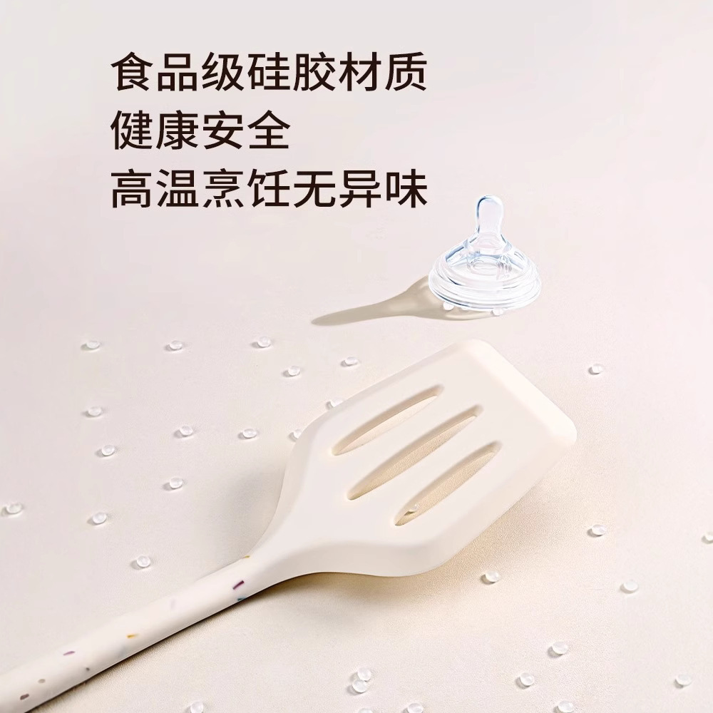 Resistente a altas temperaturas cucharas de gran tamaño no pegajosas platos domésticos sopa de sopa de sopa de mango largo fábrica directa sopa Sheng