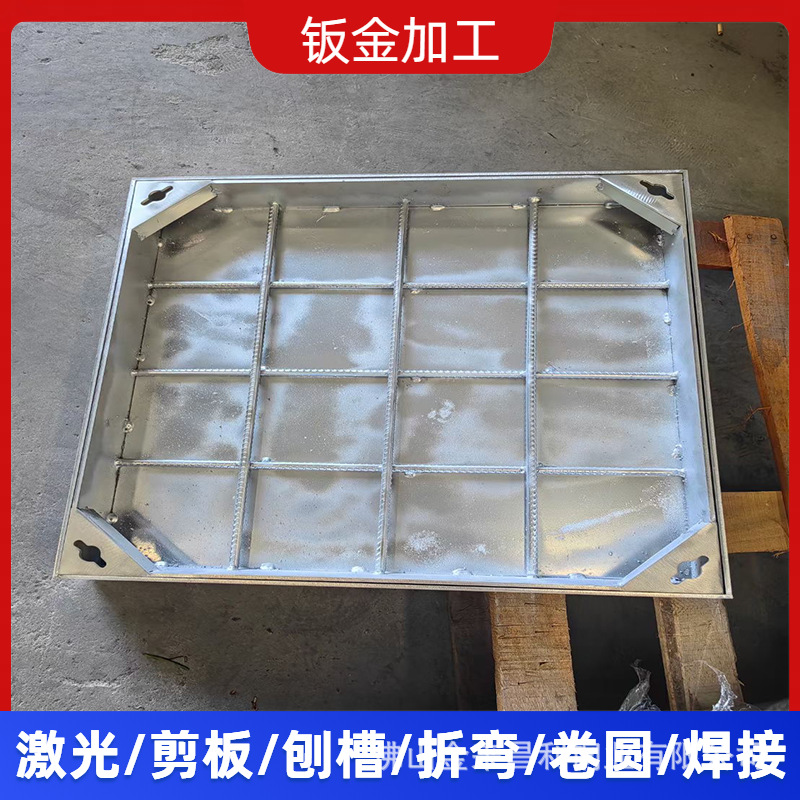 304不锈钢隐形井盖厂家提拉扣方形电缆装饰不锈钢市政电力井盖板