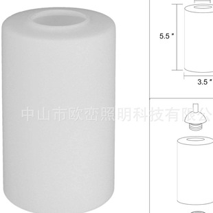 Milk White Glass Lampshade Transparent Glass Lamp Shell Replacement with Lighting Device Accessories
