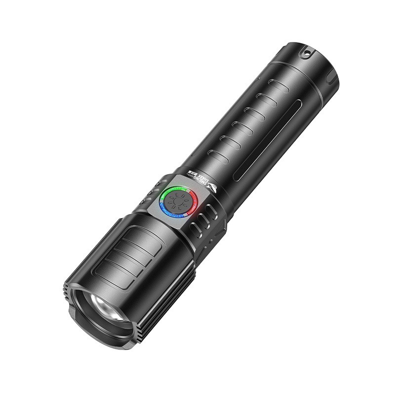 强光手电筒可充电户外超亮激光远射小型便携耐用登山变焦聚光远射|undefined