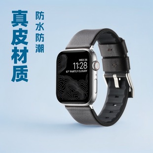 �m��Apple Watch��Ƥ�펧ABKGEMINI�̄�ᘿ�42-49mm