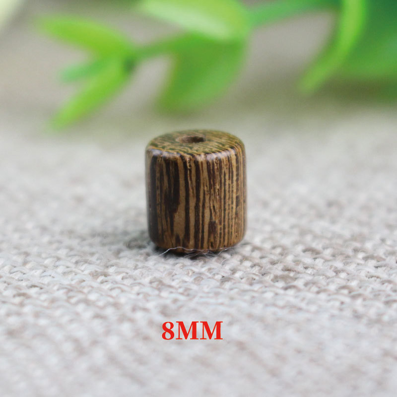Cuentas sueltas de madera de ala de pollo al por mayor, cuentas de madera, cuentas redondas, cuentas de tres vías, accesorios de abalorios DIY para torres budistas, artesanías hechas a mano para el Año Nuevo del Caballo.