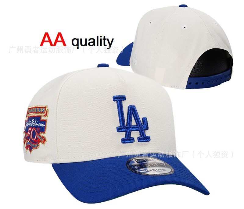 高品质新款道奇LA洋基NY棒球帽防晒鸭舌帽刺绣MLB可调节帽子批发|undefined