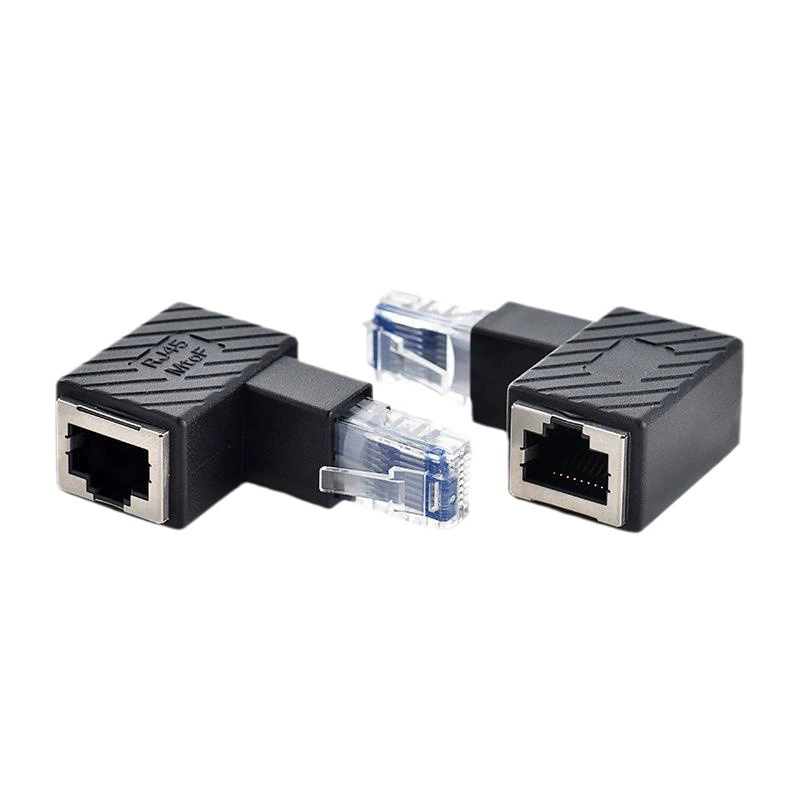 Сетевой кабель RJ45 удлинитель разворотный 90 градусов кабель RJ45 для широкополосного подключения, публичное удлинение соединения, штекер