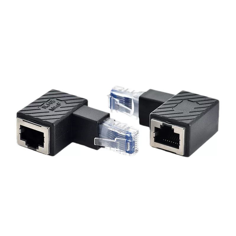 Сетевой кабель RJ45 удлинитель разворотный 90 градусов кабель RJ45 для широкополосного подключения, публичное удлинение соединения, штекер