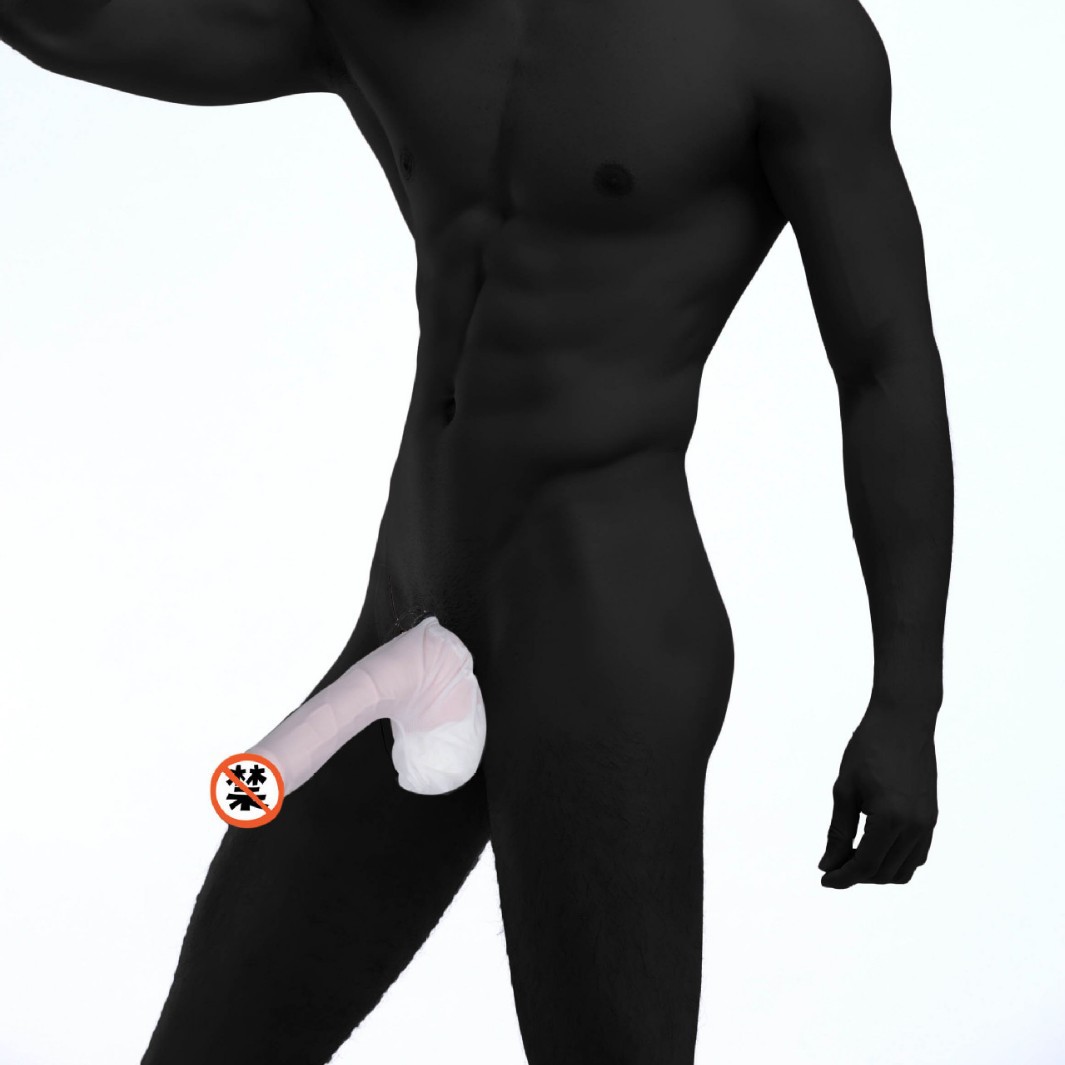 Navidad regalo de los hombres ropa interior delgada seda hielo nylon u convexa Tanga grande elefante nariz pantalones c025