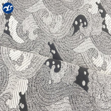 厂家直销 有机棉材料席梦思床垫面料 色织提花空气层