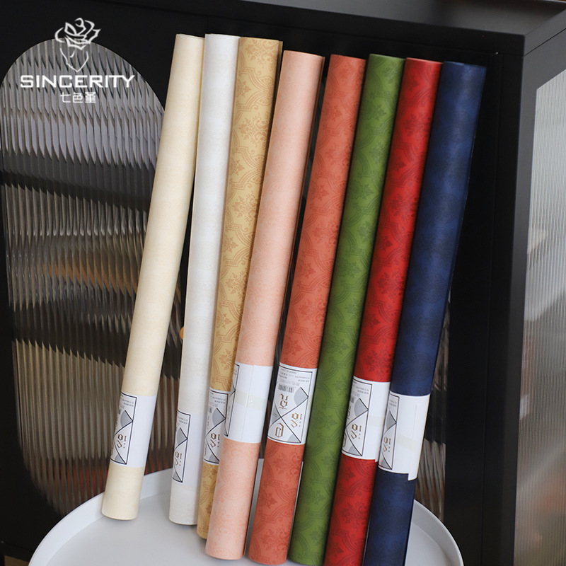 Los siete colores cordier barroco papel de embalaje de flores de papel especial de papel de embalaje de flores materiales de florista