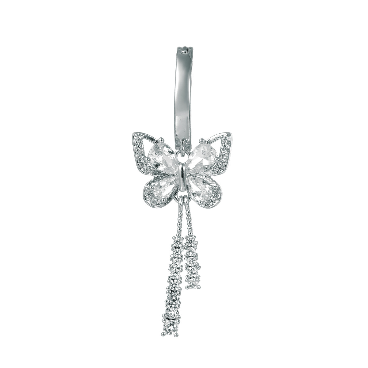 Butterfly Belly Button Ring High-end Versatile Navel Jewellery_voghion.com