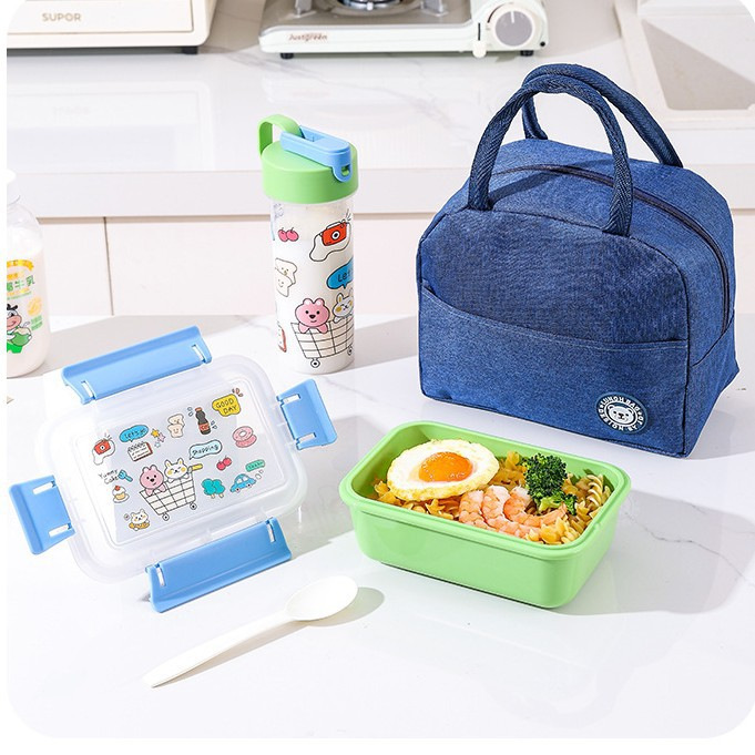 Lonchera de 3 Compartimentos Apta para Microondas