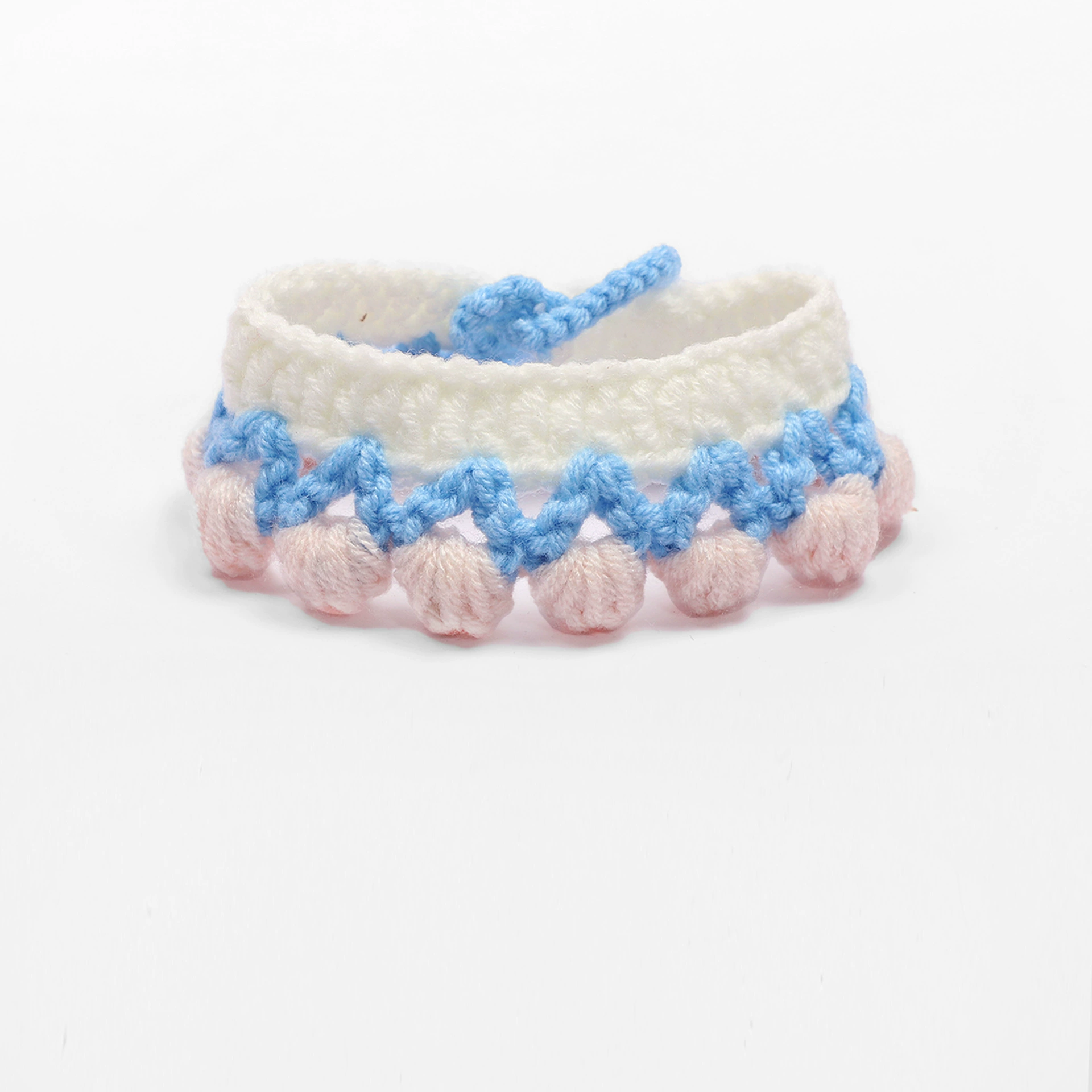 Кошачий ошейник милый тюльпан чистый вязаный вручную кошачий собачий сфотографируй